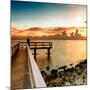 Pier at Sunset-Philippe Hugonnard-Mounted Photographic Print