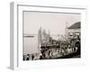 Pier at the Inlet, Atlantic City, N.J.-null-Framed Photo