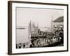 Pier at the Inlet, Atlantic City, N.J.-null-Framed Photo