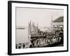 Pier at the Inlet, Atlantic City, N.J.-null-Framed Photo