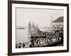 Pier at the Inlet, Atlantic City, N.J.-null-Framed Photo