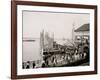 Pier at the Inlet, Atlantic City, N.J.-null-Framed Photo