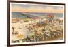 Pier, Beach, Pensacola. Florida-null-Framed Art Print