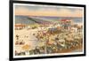 Pier, Beach, Pensacola. Florida-null-Framed Art Print