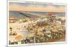 Pier, Beach, Pensacola. Florida-null-Mounted Art Print