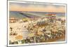 Pier, Beach, Pensacola. Florida-null-Mounted Premium Giclee Print