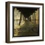 Pier Break-John Golden-Framed Art Print