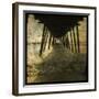 Pier Break-John Golden-Framed Art Print