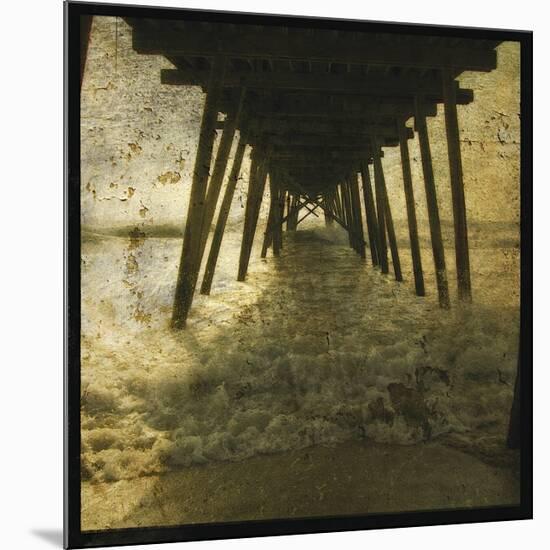 Pier Break-John Golden-Mounted Giclee Print