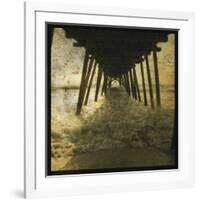 Pier Break-John W Golden-Framed Giclee Print