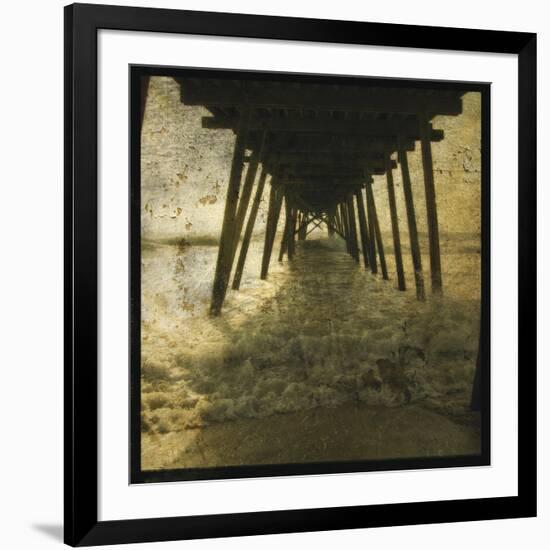 Pier Break-John W Golden-Framed Giclee Print