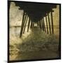 Pier Break-John W Golden-Mounted Giclee Print