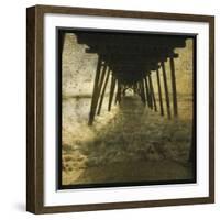 Pier Break-John W Golden-Framed Giclee Print