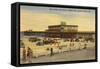 Pier, Casino, Daytona Beach, Florida-null-Framed Stretched Canvas