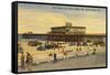 Pier, Casino, Daytona Beach, Florida-null-Framed Stretched Canvas