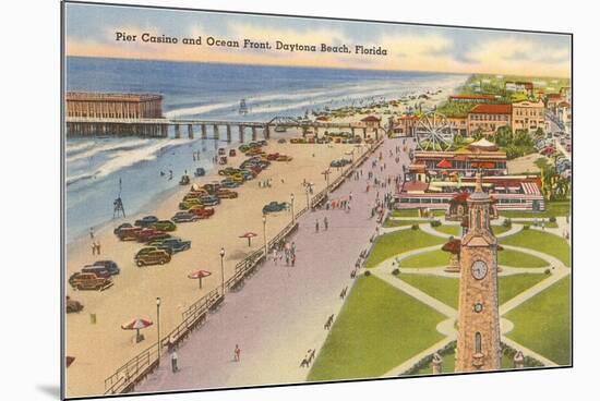 Pier, Casino, Daytona Beach, Florida-null-Mounted Art Print