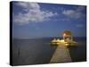 Pier, Caye Caulker, Belize-Russell Young-Stretched Canvas