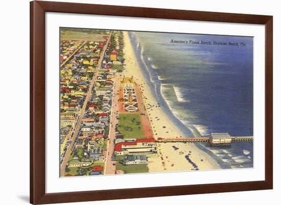 Pier, Daytona Beach, Florida-null-Framed Art Print