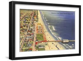 Pier, Daytona Beach, Florida-null-Framed Art Print