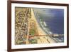 Pier, Daytona Beach, Florida-null-Framed Premium Giclee Print