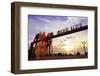 Pier entrance, Imperial Beach, San Diego, California, United States of America, North America-Richard Cummins-Framed Photographic Print