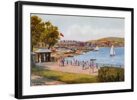 Pier Entrance, Swanage-Alfred Robert Quinton-Framed Giclee Print