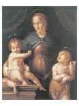 The Virgin And Child With The Young Saint John The Baptist-Pier Francesco Foschi-Stretched Canvas