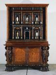 Baroque Style Wood and Walnut Root Lombard Double Cabinet also known as Lucini Passalacqua Cabinet-Pier Francesco Mazzucchelli-Giclee Print