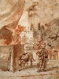 Hagar Leaves the House of Abraham-Pier Francesco Mola-Giclee Print