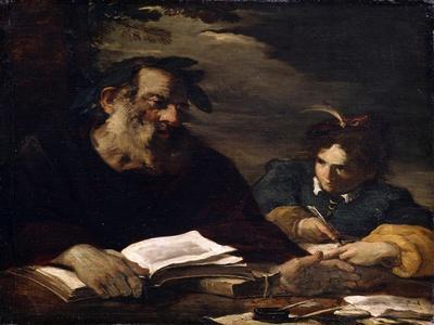Homer Dictating His Poems, 17th Century