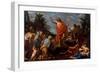 Pier Francesco Mola / Preaching of Saint John the Baptist, Italian School, Canvas, 98 cm x 136 c...-PIER FRANCESCO MOLA-Framed Premium Giclee Print