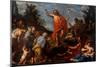 Pier Francesco Mola / Preaching of Saint John the Baptist, Italian School, Canvas, 98 cm x 136 c...-PIER FRANCESCO MOLA-Mounted Premium Giclee Print