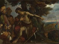 Saint John the Baptist Preaching in the Wilderness, C. 1640-Pier Francesco Mola-Giclee Print