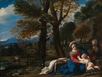 Hagar Leaves the House of Abraham-Pier Francesco Mola-Giclee Print