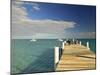 Pier, Grace Bay, Providenciales Island, Turks and Caicos, Caribbean-Walter Bibikow-Mounted Photographic Print