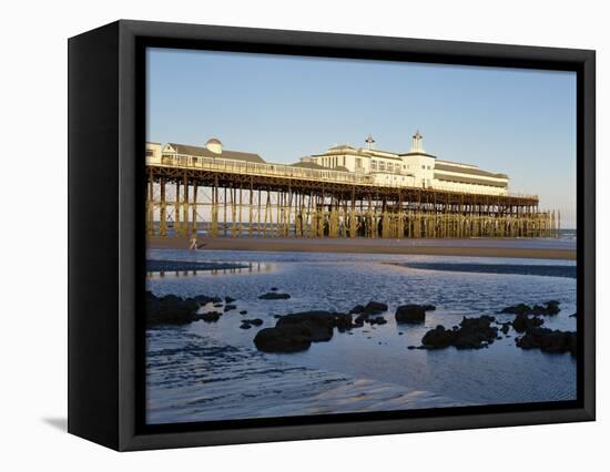 Pier, Hastings, Sussex, England, United Kingdom, Europe-Scholey Peter-Framed Stretched Canvas