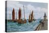 Pier Head, Gorleston-On-Sea-Alfred Robert Quinton-Stretched Canvas