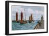 Pier Head, Gorleston-On-Sea-Alfred Robert Quinton-Framed Giclee Print