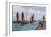 Pier Head, Gorleston-On-Sea-Alfred Robert Quinton-Framed Giclee Print