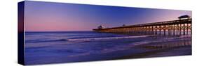 Pier in the Ocean, Folly Beach Fishing Pier, Folly Beach, Folly Island, Charleston County-null-Stretched Canvas