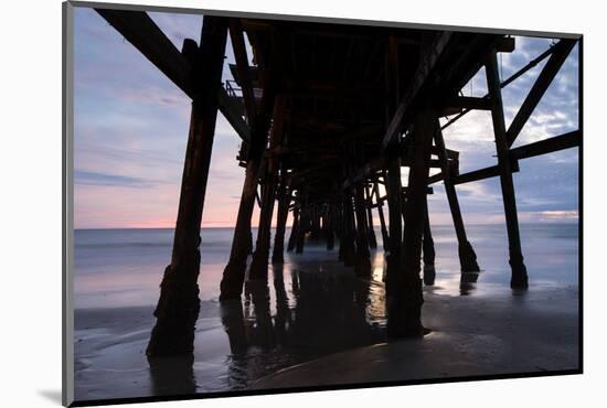 Pier in the Pacific Ocean, San Clemente Pier, San Clemente, California, USA-null-Mounted Photographic Print