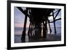 Pier in the Pacific Ocean, San Clemente Pier, San Clemente, California, USA-null-Framed Photographic Print