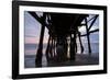 Pier in the Pacific Ocean, San Clemente Pier, San Clemente, California, USA-null-Framed Photographic Print