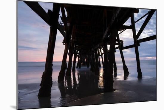 Pier in the Pacific Ocean, San Clemente Pier, San Clemente, California, USA-null-Mounted Photographic Print