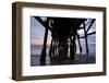 Pier in the Pacific Ocean, San Clemente Pier, San Clemente, California, USA-null-Framed Photographic Print