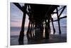 Pier in the Pacific Ocean, San Clemente Pier, San Clemente, California, USA-null-Framed Photographic Print