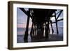 Pier in the Pacific Ocean, San Clemente Pier, San Clemente, California, USA-null-Framed Photographic Print