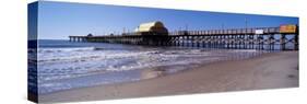 Pier in the Sea, Apache Family Campground and Pier, Myrtle Beach, Horry County, South Carolina, USA-null-Stretched Canvas