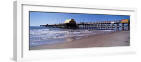 Pier in the Sea, Apache Family Campground and Pier, Myrtle Beach, Horry County, South Carolina, USA-null-Framed Photographic Print