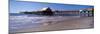 Pier in the Sea, Apache Family Campground and Pier, Myrtle Beach, Horry County, South Carolina, USA-null-Mounted Photographic Print
